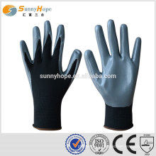 size 9 Nitrile Coated Nylon Work Gloves